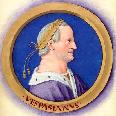 Description des douze Césars avec leurs figures 10-Vespasien - Jean Bourdichon